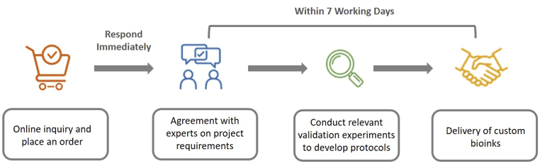 Thermal Crosslinking Bioinks Customization Services