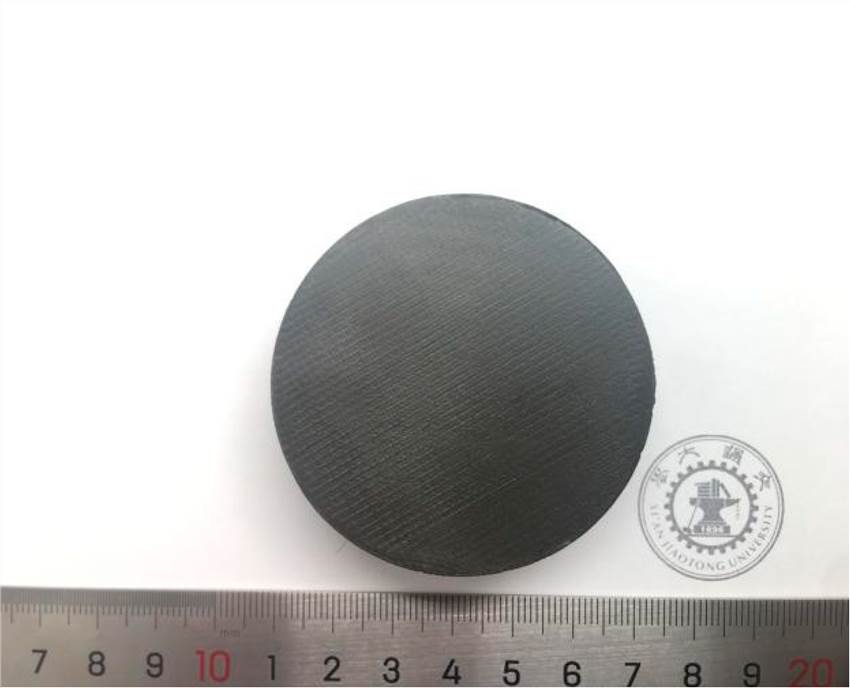 Surface structure diagrams of 3D printing (FDM) test piece with boron carbide-PEEK composites.