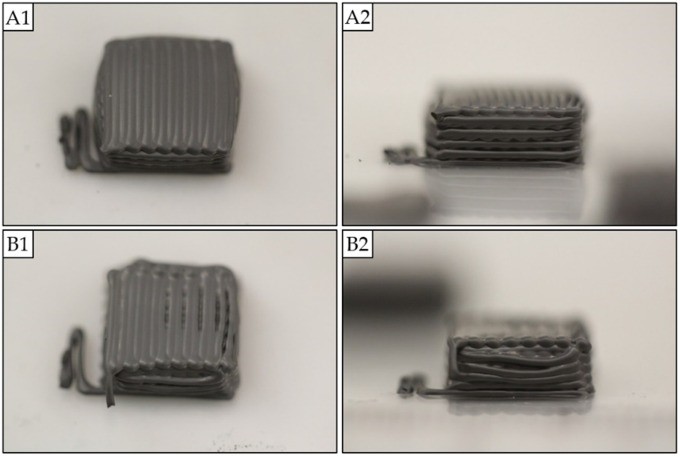 Figure 1. Direct ink writing of boron carbide monoliths.